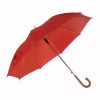 Parapluie automatique, fût en métal, poignée en bois, mat polyester 190T (Dia 114 cm)