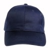 Casquette en coton/polyester, 6 panneaux, fermeture velcro