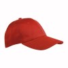 Casquette en coton/polyester, 6 panneaux, fermeture velcro