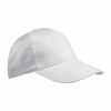 Casquette en coton/polyester, 6 panneaux, fermeture velcro