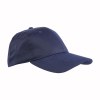 Casquette en coton/polyester, 6 panneaux, fermeture velcro