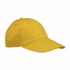 Casquette en coton/polyester, 6 panneaux, fermeture velcro