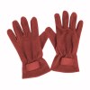 Gants homme  en polaire avec étiquette personnalisable