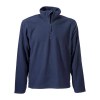 Sweat homme à fermeture éclaire courte en micropolaire 180g/m2. Tailles S/M/