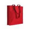 Shopper avec soufflet en canvas 280 gr/m2, anses longues