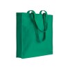 Shopper avec soufflet en canvas 280 gr/m2, anses longues