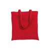 Shopper avec soufflet en coton 220 g/m2, anses longues