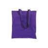 Shopper avec soufflet en coton 220 g/m2, anses longues
