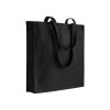 Shopper avec soufflet en coton 220 g/m2, anses longues