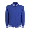 Sweat homme à fermeture éclair 60% coton, 40% polyester 280 g/m2 avec double bordures en c