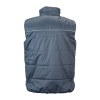 Gilet rembourré sans manche en polyester imperméabilisé avec bordure réfléchissante