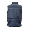 Gilet rembourré sans manche en polyester imperméabilisé avec bordure réfléchissante