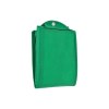 Shopper pliable avec soufflet en TNT 80g/m2 cousu, anses courtes