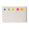 Porte-memo avec feuillets post-it (8x6 cm)