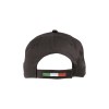 Casquette en coton, 5 panneaux avec broderie tricolore sur la fermeture, fermeture velcro