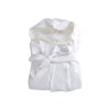 Peignoir de bain en microfibre de polyester (170 g/m2) ultra absorbant emballé dans un sac