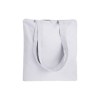 Shopper en coton 220 g/m, anses longues anses longues et fermeture avec zip
