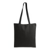 Shopper en coton 220 g/m, anses longues anses longues et fermeture avec zip