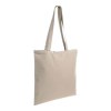 Shopper en coton 220 g/m, anses longues anses longues et fermeture avec zip