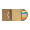 Bloc-notes en papier recyclable avec feuilles post-it (8,7x10,9x0,7 cm)