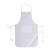 Tablier 30 % coton/70 % polyester (160g/m2), 60x92 cm avec poche frontale