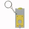 Porte-cles avec jeton pour chariot et lumiere (6,5x2,8cm)