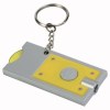 Porte-cles avec jeton pour chariot et lumiere (6,5x2,8cm)