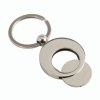 Porte-cl s en m tal  avec  jeton pour chariot (6x2,3cm)