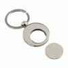 Porte-cl s en m tal  avec  jeton pour chariot (6x2,3cm)