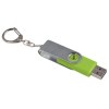 Clé USB 4 Gb pivotante ABS/caoutchouc/Métal