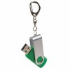 Clé USB 8 Gb pivotante ABS/caoutchouc/Métal