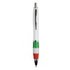Stylo-bille a systeme retractable - PLASTIQUE ABS+AS - refill jumbo