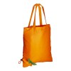 Shopper pliable en forme d'orange, mure et citron en polyester 190T avec mousqueton