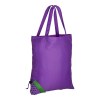 Shopper pliable en forme d'orange, mure et citron en polyester 190T avec mousqueton