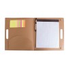 Malette porte-bloc en carton avec post-it et stylo