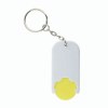 Porte-cl s en plastique avec jeton pour le chariot (2,8 x 6 x0,4 cm)
