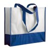 Shopper avec soufflet en TNT 80 g/m2, anses longues