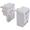 Adaptateur prise universelle avec entrée USB. Input 100-125V 6A ou 220-250V 6A. ATTENTION