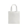Shopper mini avec soufflet en TNT 80g/m2, anses courtes