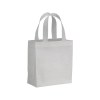 Shopper mini avec soufflet en TNT 80g/m2, anses courtes