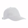 Casquette en coton épais brossé, 5 panneaux, fermeture en métal