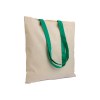 Shopper en coton naturel 135 g/m2, anses longues colorées