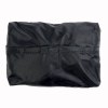 Tapis repose-pieds en polyester repliable et transformable en sac pour vetements humides (