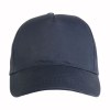 Casquette en polyester, 5 panneaux, fermeture velcro