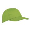 Casquette en polyester, 5 panneaux, fermeture velcro