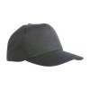 Casquette en polyester, 5 panneaux, fermeture velcro