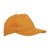 Casquette en polyester, 5 panneaux, fermeture velcro pour enfant
