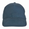 Casquette en coton épais brossé, 5 panneaux, fermeture velcro