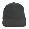 Casquette en coton épais brossé, 5 panneaux, fermeture velcro