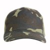 Casquette en coton/polyester camouflage, 5 panneaux, avec filet